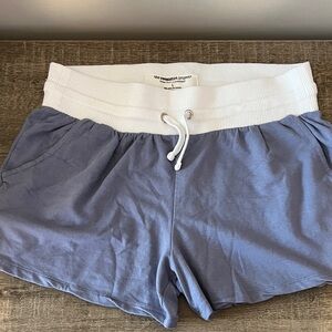 Women's Athletic Shorts in Blue and White NWOT